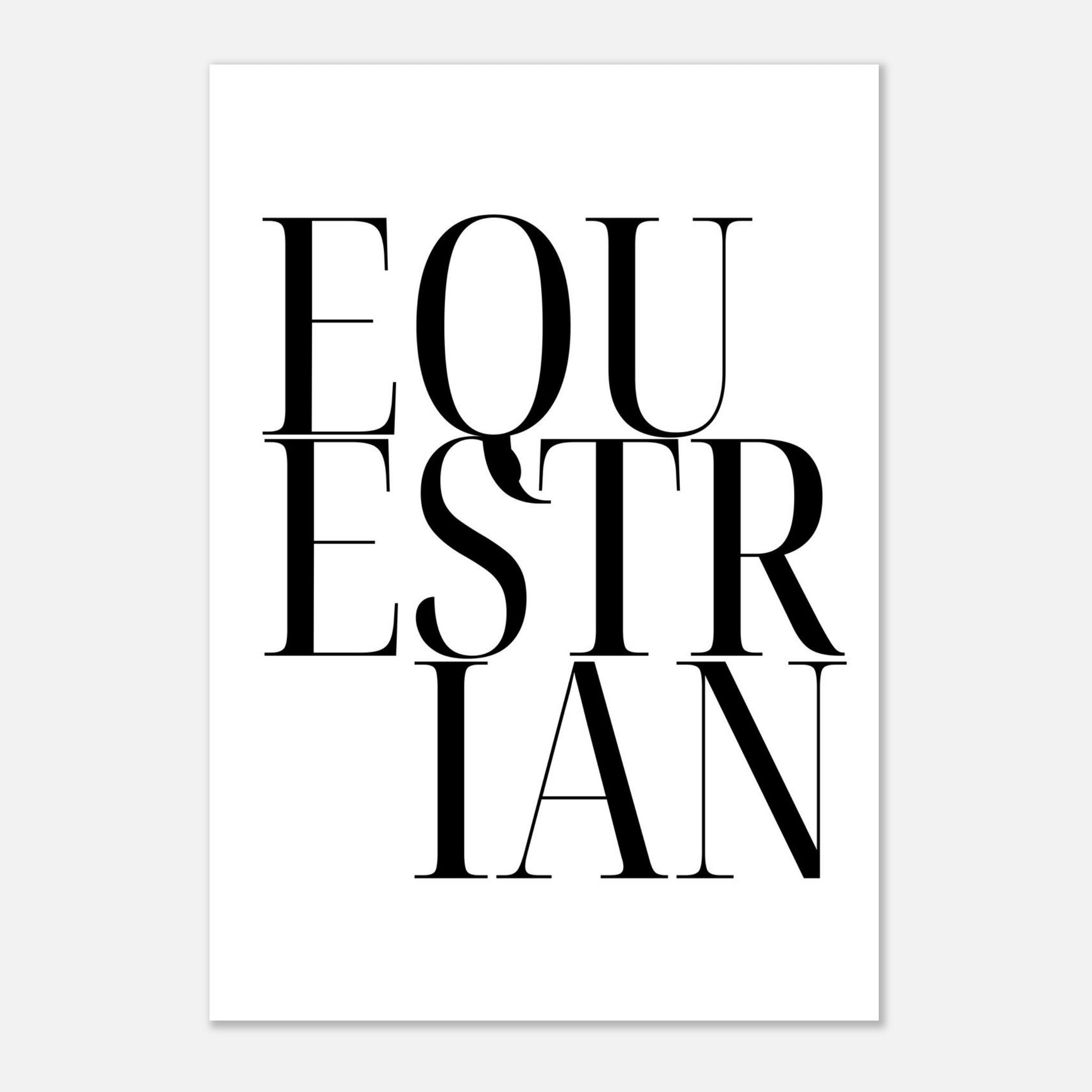 Poster - Equestrian I
