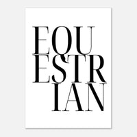 Poster - Equestrian I