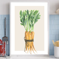 Poster - A Bunch of Carrots