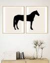 Poster - Horse Silhouette II