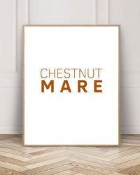 Poster - Chestnut Mare II