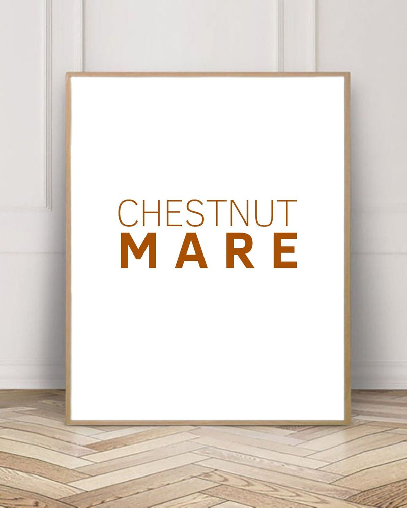 Poster - Chestnut Mare II