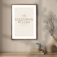 Poster - The Equestrian Club