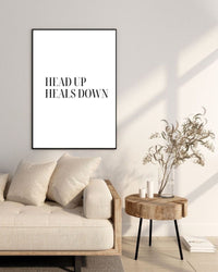 Poster - Head Up Heels Down I