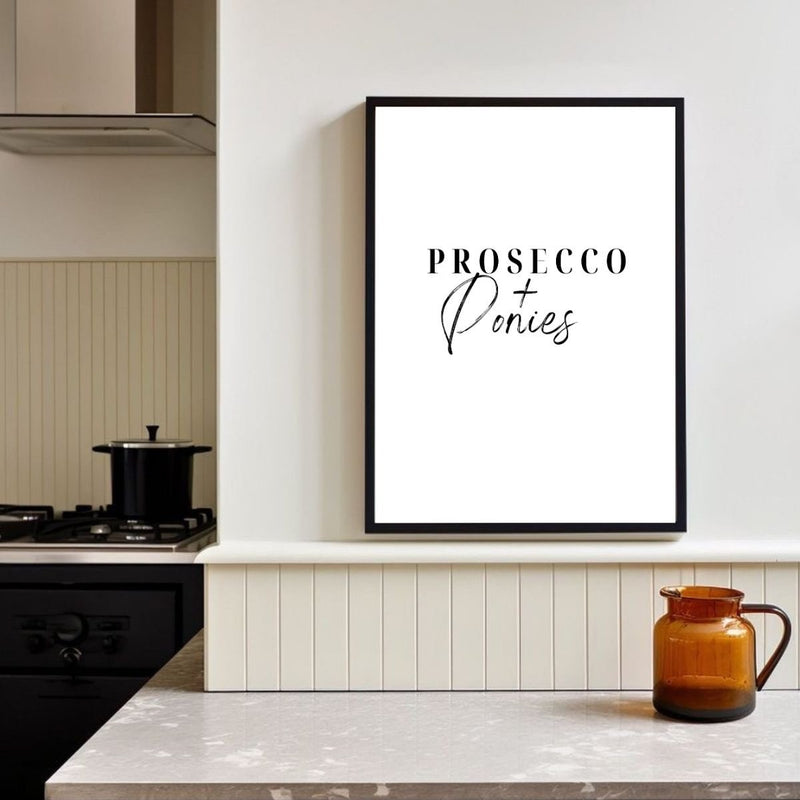 Poster - Prosecco + Ponies