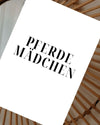 Poster - Pferde Mädchen