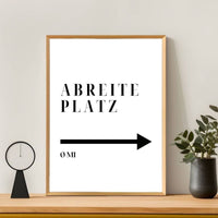 Poster - Abreiteplatz 0 Mi