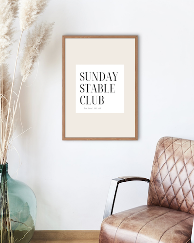 Poster - Sunday Stable Club V